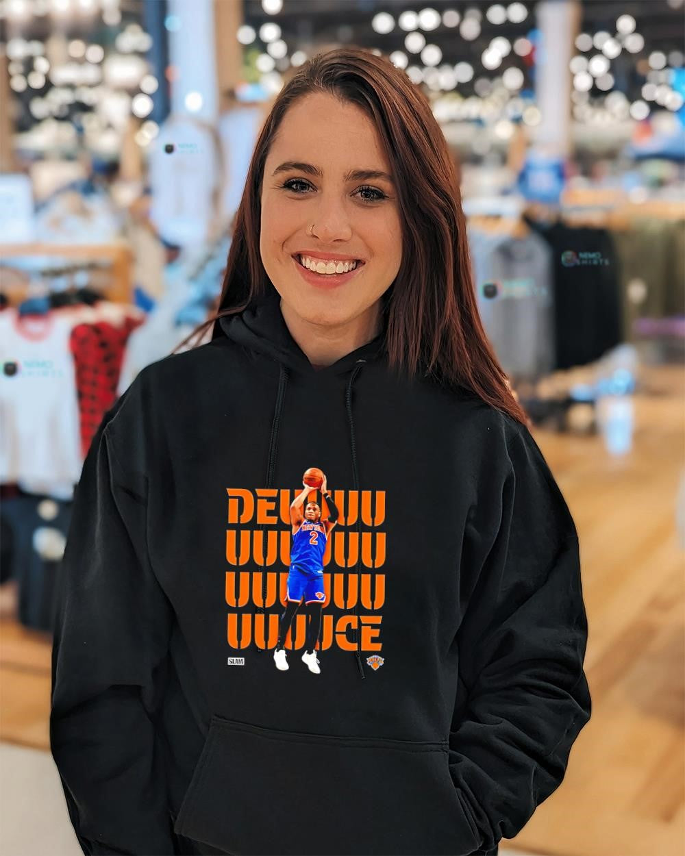 Deuce McBride New York Knicks graphic player shirt