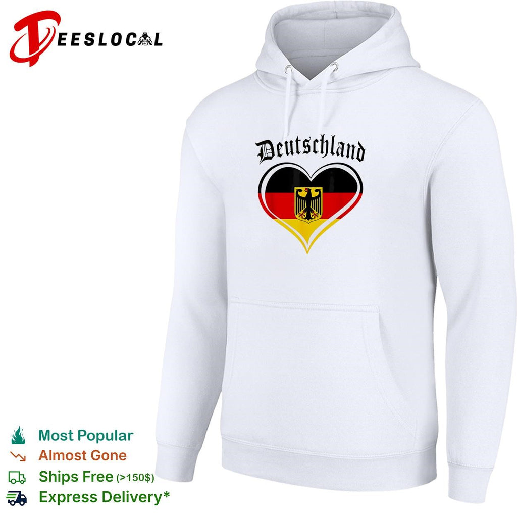 Deutschland heart eagle shirt