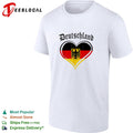 Deutschland heart eagle shirt