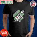 Devan Dubnyk 40 signature green rectangle paint shirt