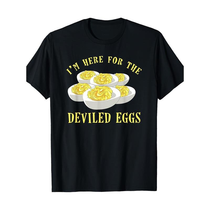 Deviled Egg Funny Food Gift 100% Cotton T-Shirt Made in USA Hoodie, Sweatshirt | CiraTrend.com