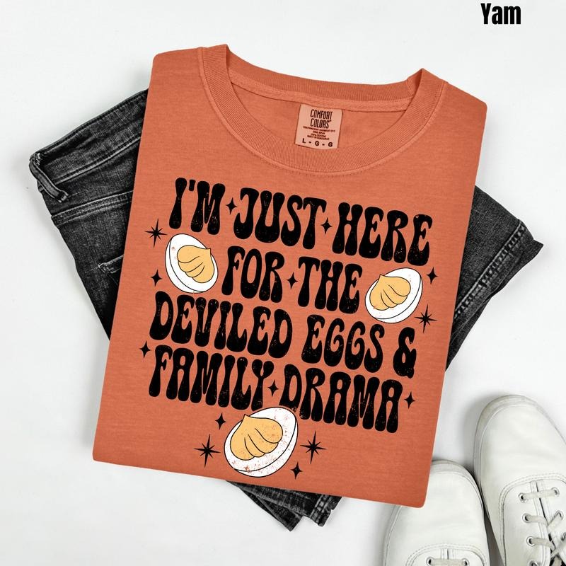 Deviled Eggs & Drama Comfort Colors T-Shirt 'NLB' Hoodie, Sweatshirt | CiraTrend.com