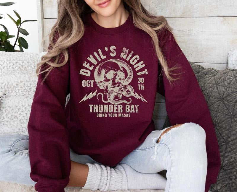 Devils Night Sweatshirt, Four Horsemen Hoodie, Dark Romance Shirt, Bookish Merch, Booktok Smut Spicy Smutty Books Merch,...