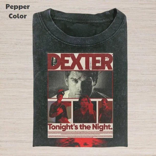 Dexter Vintage Graphic Tee, Dexter Morgan T-Shirt, TV Series Tee, Unisex Meme Cringe Funny Dumb Shirt, Gift For Men...