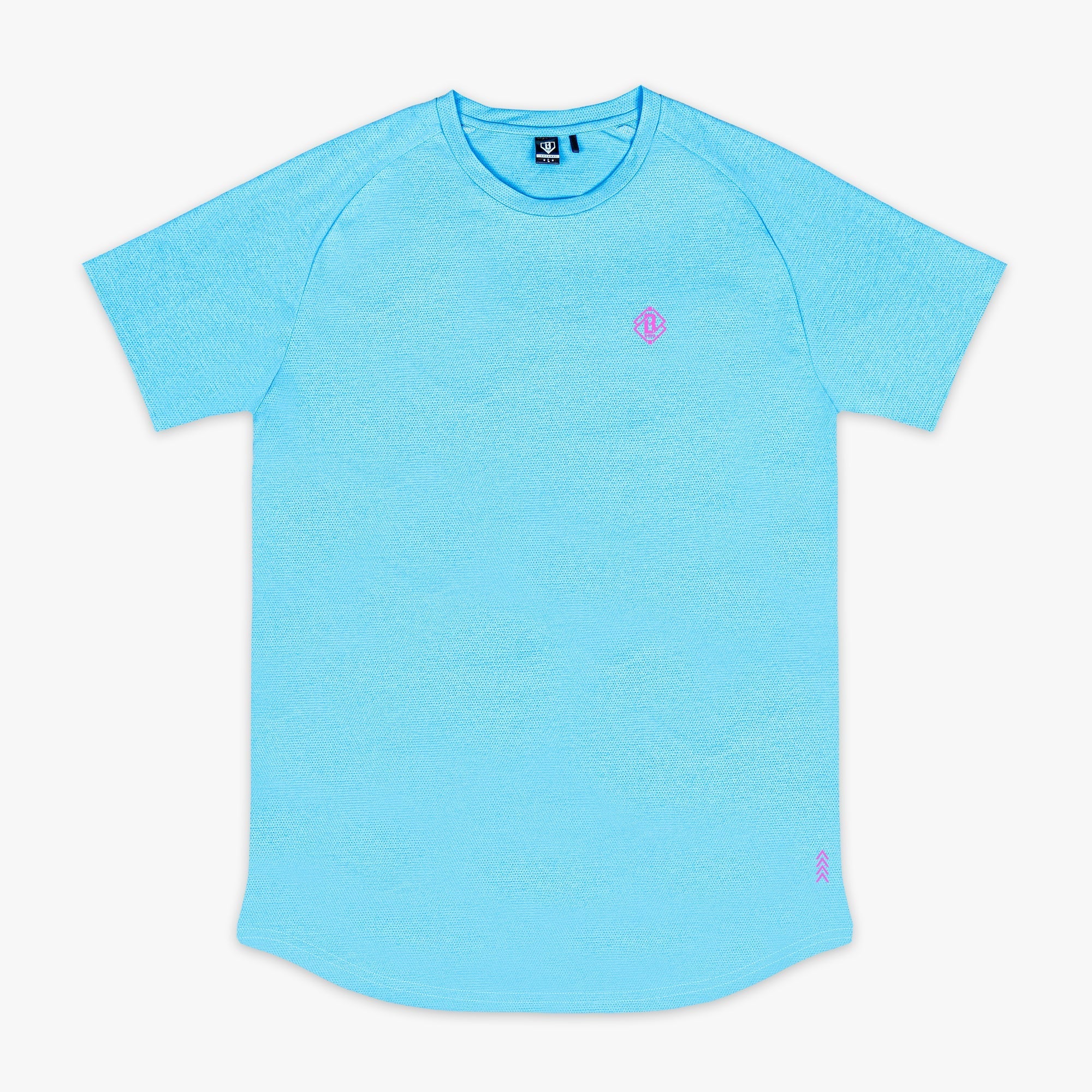 Diamond Tech Tee - Cotton Candy Blue