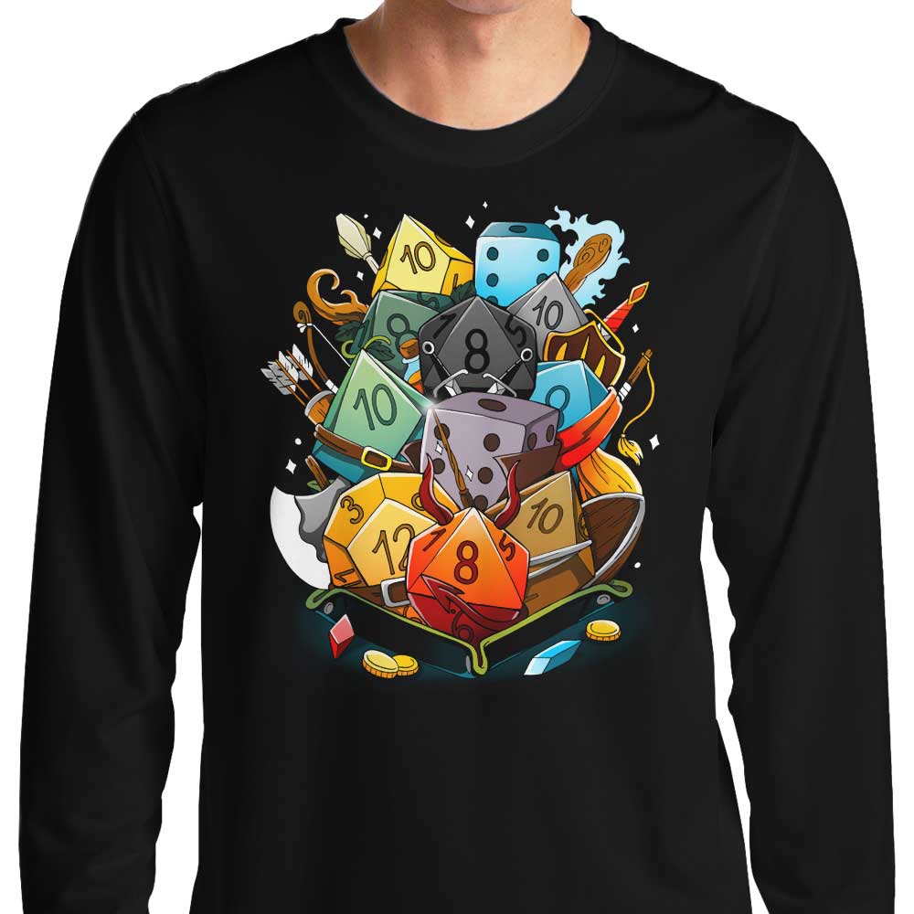 Dice Holder - Long Sleeve T-Shirt Hoodie, Sweatshirt | CiraTrend.com (Image 1)
