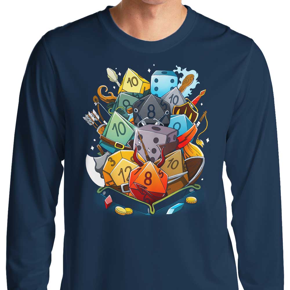 Dice Holder - Long Sleeve T-Shirt Hoodie, Sweatshirt | CiraTrend.com (Image 3)