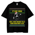 Die Hard Movies Ugly Sweater Tee, Hans Gruber It's Not Xmas Until Falls From Nakatomi Plaza Shirt, 90s Vintage Movies...