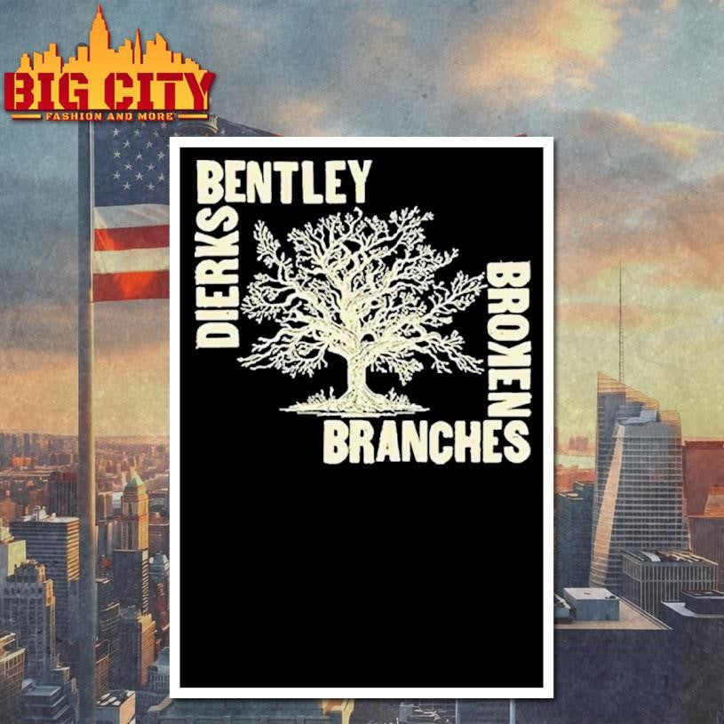 Dierks Bentley Broken Branches Album Cover Inspired 2025 Shirt