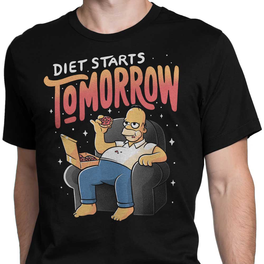 Diet Starts Tomorrow - Men's Apparel T-Shirts, Hoodie, Sweatshirt | CiraTrend.com (Image 4)