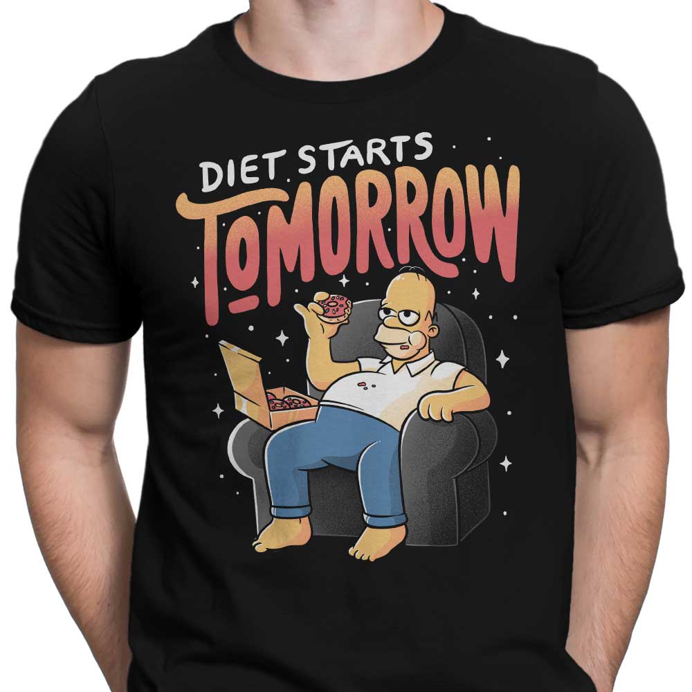 Diet Starts Tomorrow - Men's Apparel T-Shirts, Hoodie, Sweatshirt | CiraTrend.com (Image 5)