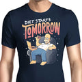 Diet Starts Tomorrow - Men's Apparel T-Shirts, Hoodie, Sweatshirt | CiraTrend.com (Image 1)