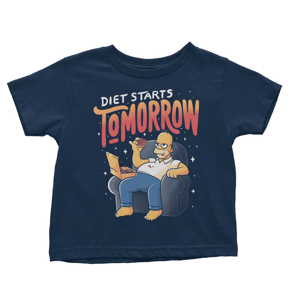 Diet Starts Tomorrow - Youth Apparel T-Shirts, Hoodie, Sweatshirt | CiraTrend.com (Image 5)
