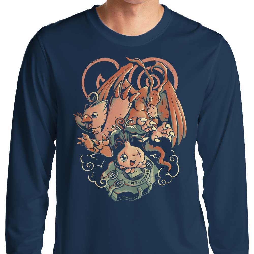 Digital Bird Evolution - Long Sleeve T-Shirt Hoodie, Sweatshirt | CiraTrend.com (Image 3)