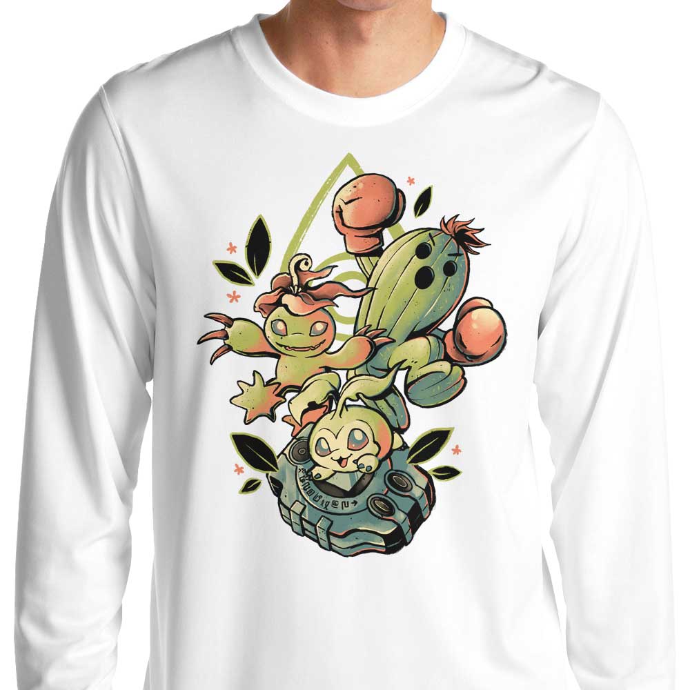 Digital Cactus Evolution - Long Sleeve T-Shirt Hoodie, Sweatshirt | CiraTrend.com (Image 4)