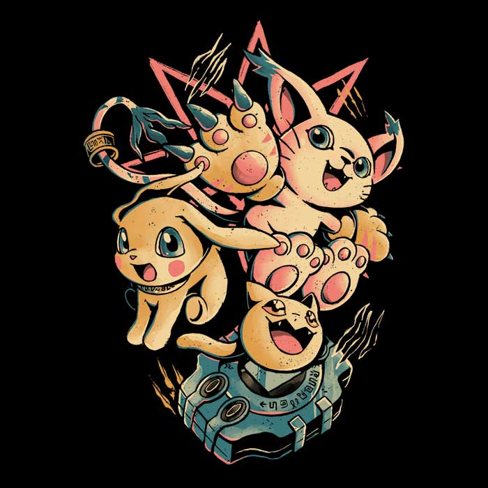 Digital Cat Evolution - Long Sleeve T-Shirt Hoodie, Sweatshirt | CiraTrend.com (Image 2)