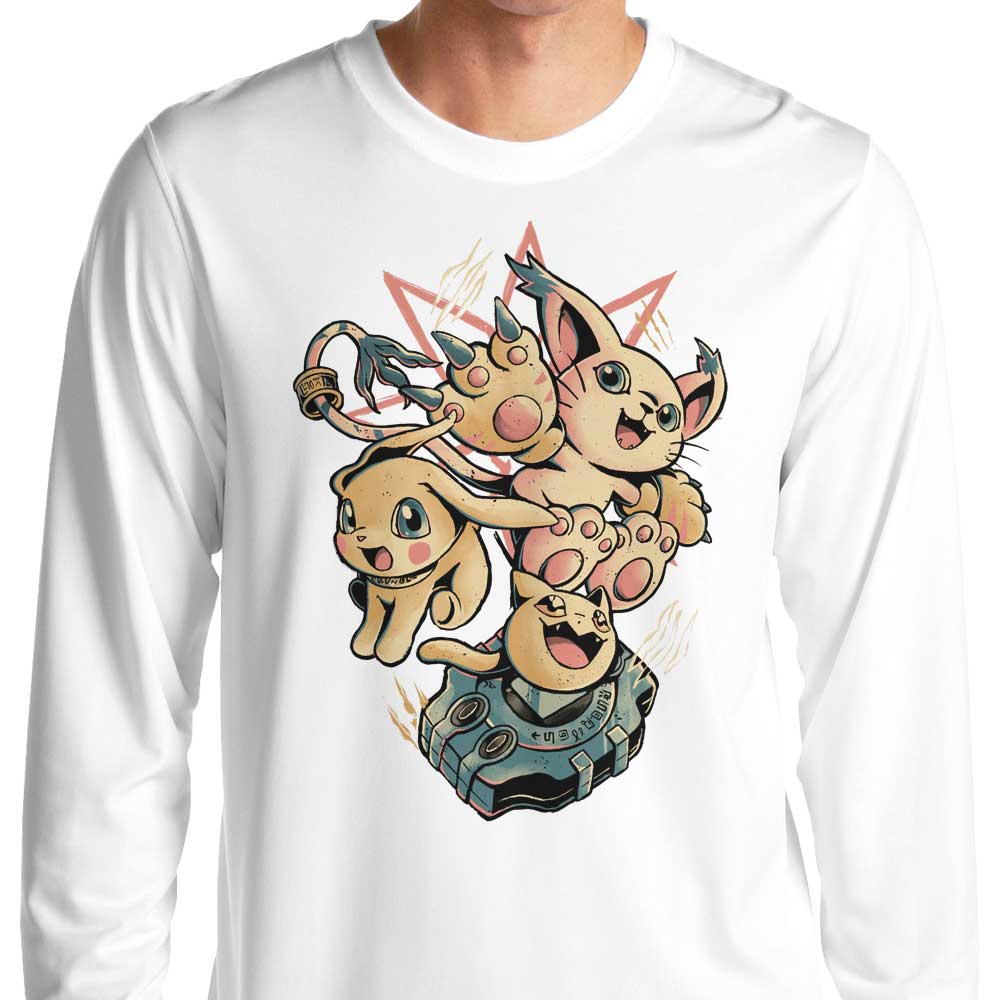 Digital Cat Evolution - Long Sleeve T-Shirt Hoodie, Sweatshirt | CiraTrend.com (Image 4)