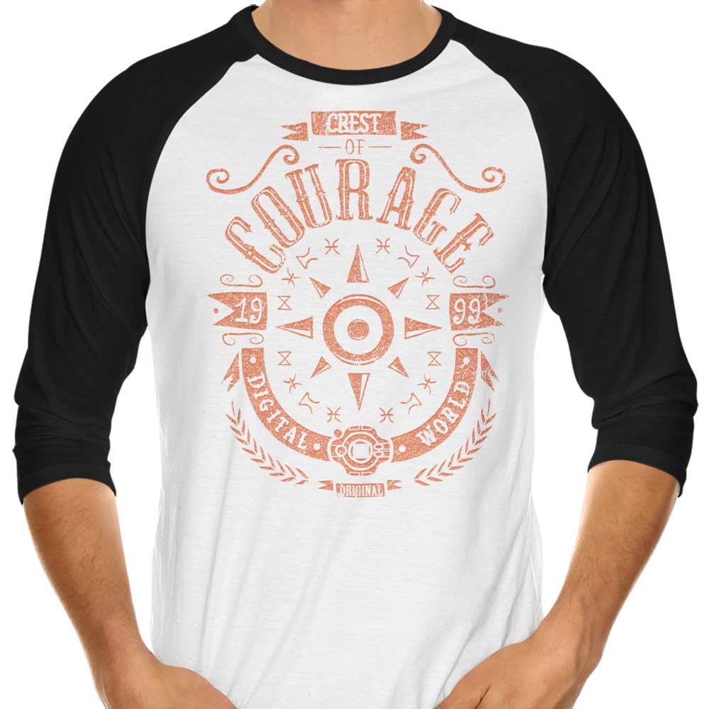 Digital Courage - 3/4 Sleeve Raglan T-Shirt Hoodie, Sweatshirt | CiraTrend.com (Image 1)
