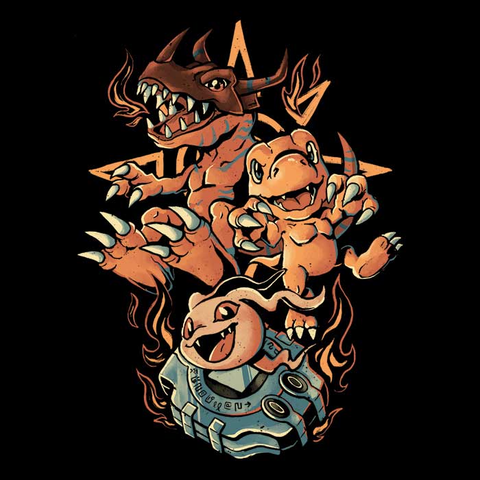 Digital Dino Evolution - Hoodie T-Shirts, Sweatshirt | CiraTrend.com (Image 2)