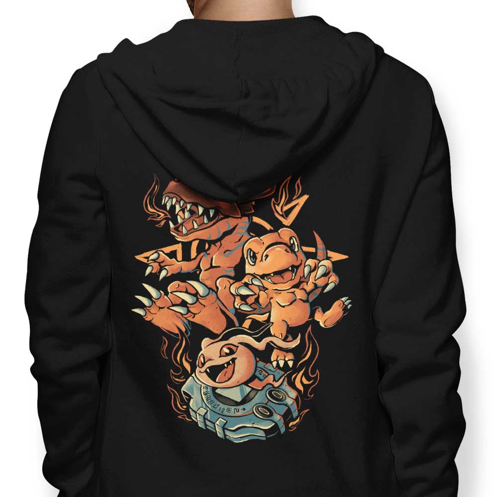 Digital Dino Evolution - Hoodie T-Shirts, Sweatshirt | CiraTrend.com (Image 1)