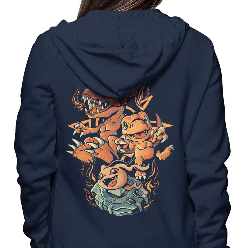 Digital Dino Evolution - Hoodie T-Shirts, Sweatshirt | CiraTrend.com (Image 3)