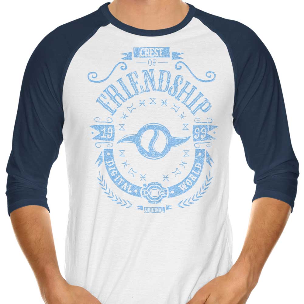 Digital Friendship - 3/4 Sleeve Raglan T-Shirt Hoodie, Sweatshirt | CiraTrend.com (Image 3)