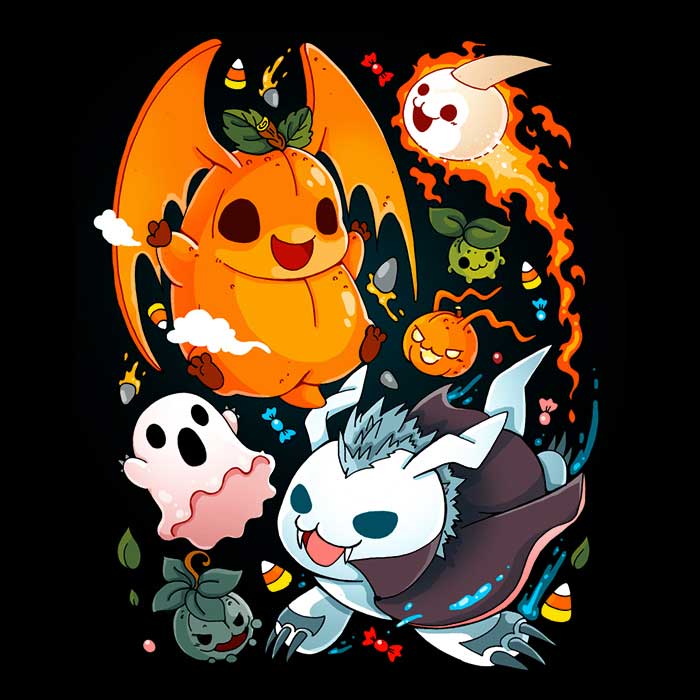 Digital Halloween - Long Sleeve T-Shirt Hoodie, Sweatshirt | CiraTrend.com (Image 2)
