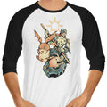 Digital Hamster Evolution - 3/4 Sleeve Raglan T-Shirt Hoodie, Sweatshirt | CiraTrend.com (Image 1)