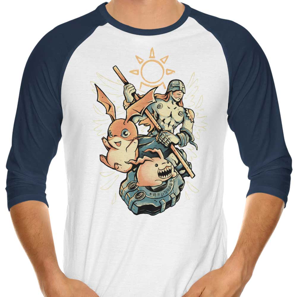 Digital Hamster Evolution - 3/4 Sleeve Raglan T-Shirt Hoodie, Sweatshirt | CiraTrend.com (Image 4)