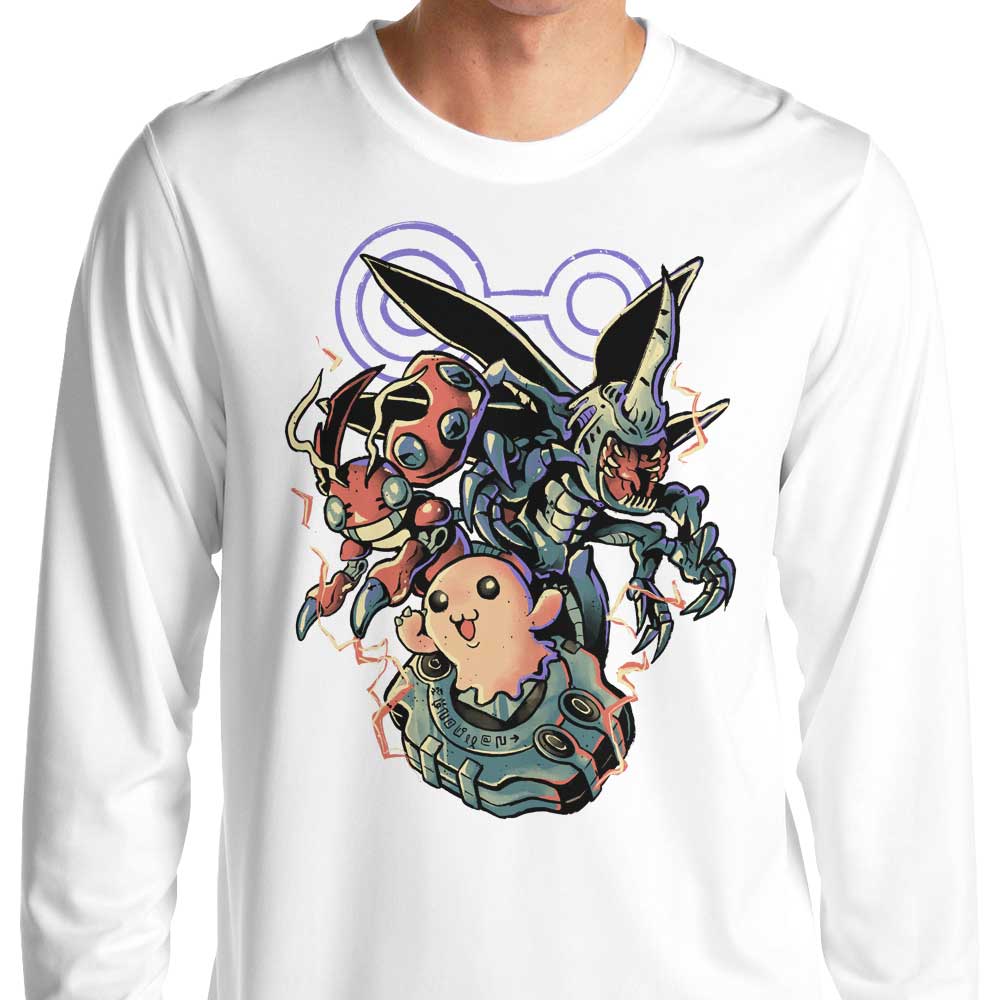 Digital Insect Evolution - Long Sleeve T-Shirt Hoodie, Sweatshirt | CiraTrend.com (Image 3)