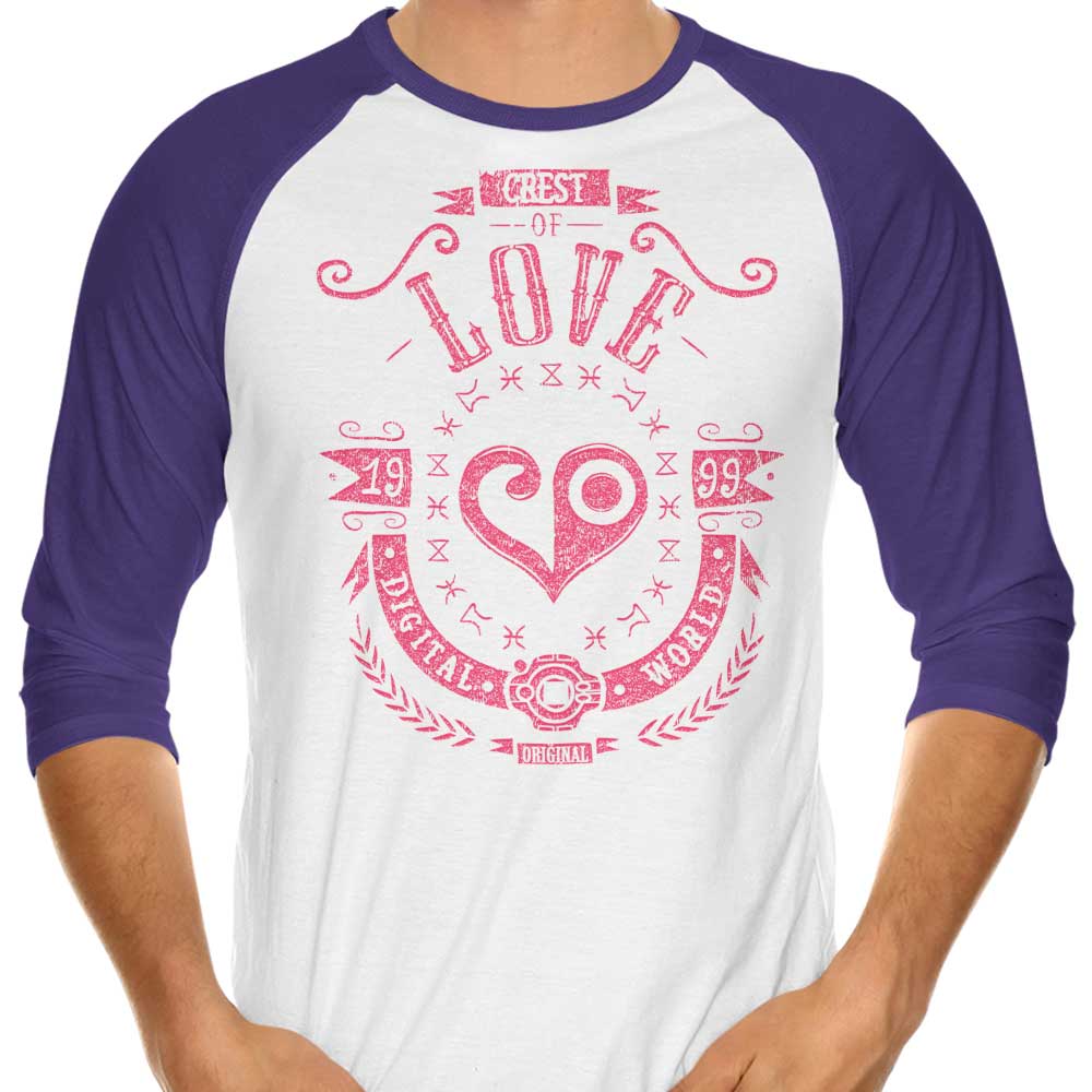 Digital Love - 3/4 Sleeve Raglan T-Shirt Hoodie, Sweatshirt | CiraTrend.com (Image 3)