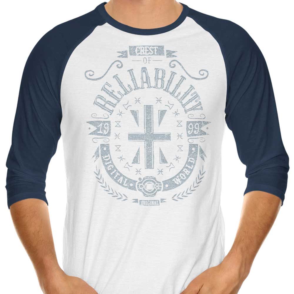Digital Reliability - 3/4 Sleeve Raglan T-Shirt Hoodie, Sweatshirt | CiraTrend.com (Image 3)
