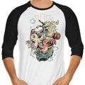 Digital Seal Evolution - 3/4 Sleeve Raglan T-Shirt Hoodie, Sweatshirt | CiraTrend.com (Image 1)