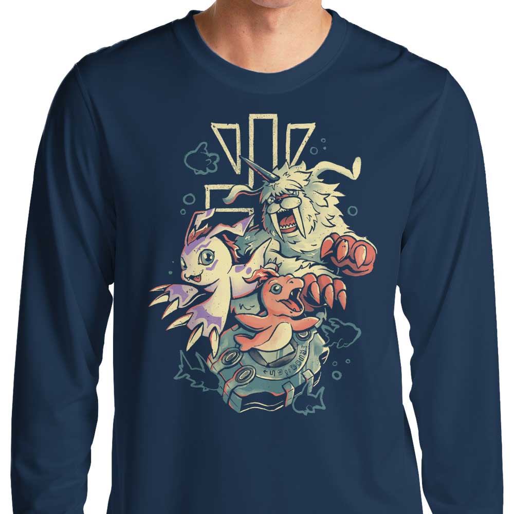 Digital Seal Evolution - Long Sleeve T-Shirt Hoodie, Sweatshirt | CiraTrend.com (Image 3)