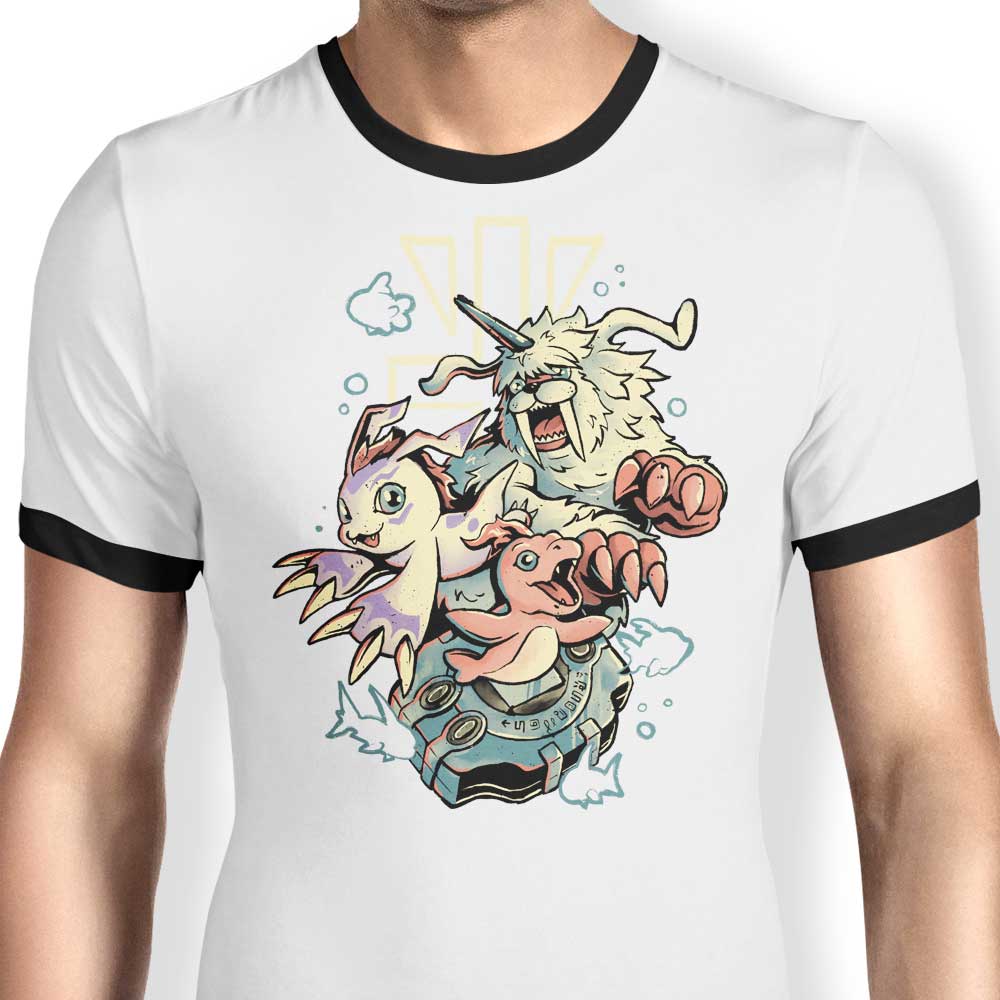 Digital Seal Evolution - Ringer T-Shirt Hoodie, Sweatshirt | CiraTrend.com (Image 1)