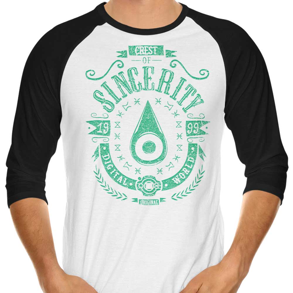 Digital Sincerity - 3/4 Sleeve Raglan T-Shirt Hoodie, Sweatshirt | CiraTrend.com (Image 1)