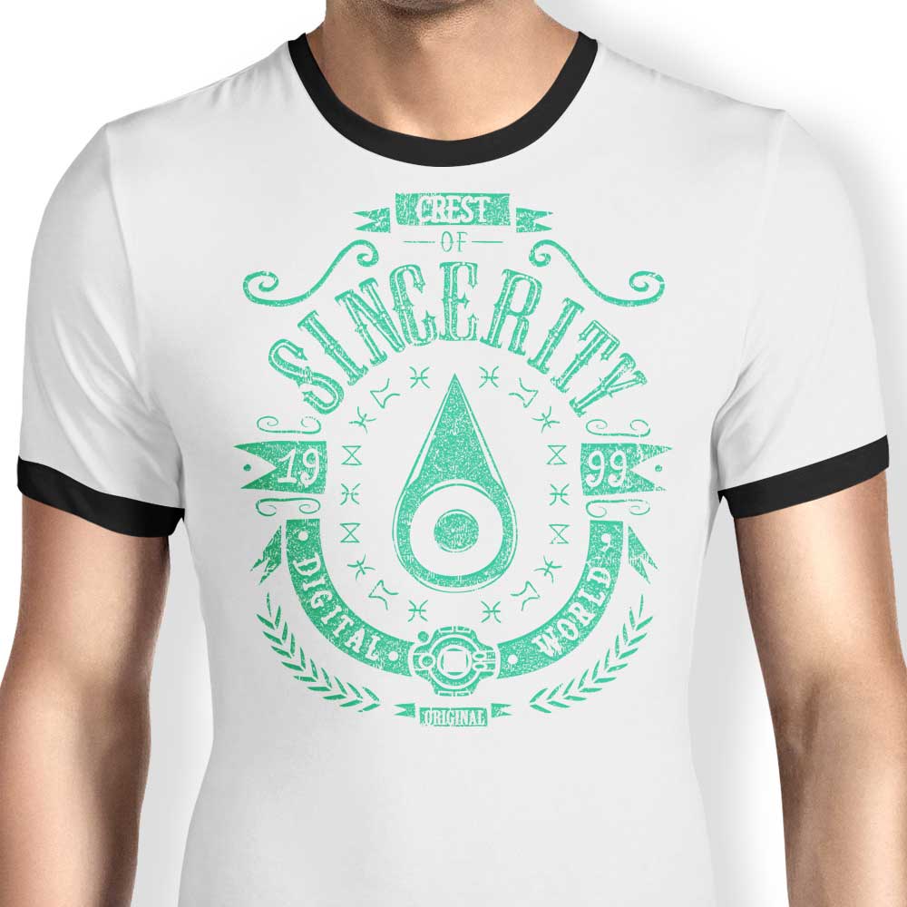 Digital Sincerity - Ringer T-Shirt Hoodie, Sweatshirt | CiraTrend.com (Image 1)