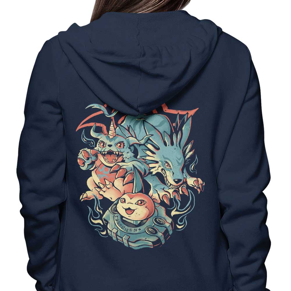 Digital Wolf Evolution - Hoodie T-Shirts, Sweatshirt | CiraTrend.com (Image 3)