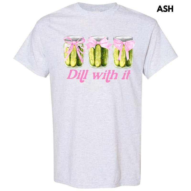Dill With It Coquette Gildan Short Sleeve T-Shirt Hoodie, Sweatshirt | CiraTrend.com
