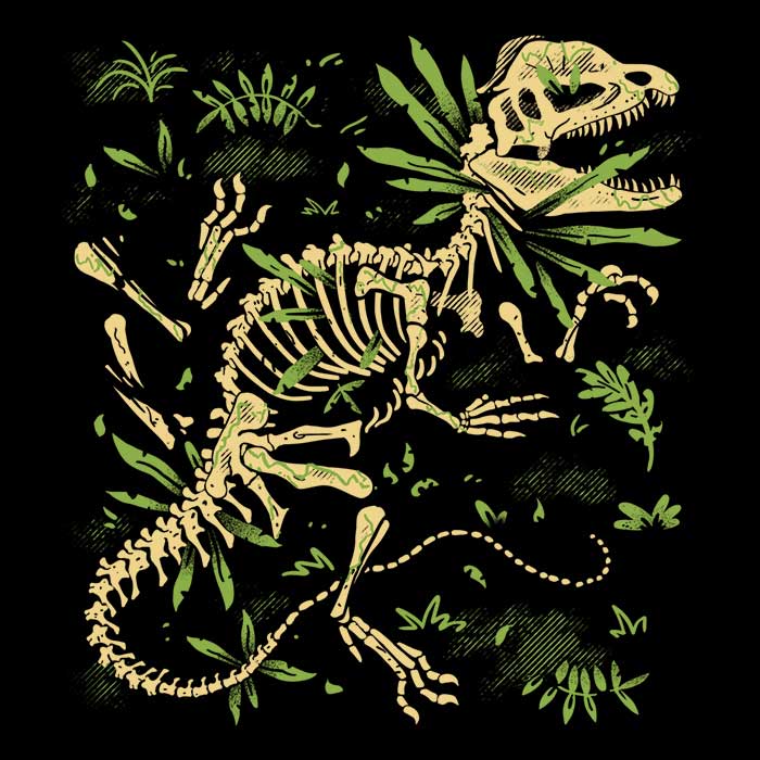 Dilophosaurus Fossils - Men's Apparel T-Shirts, Hoodie, Sweatshirt | CiraTrend.com (Image 2)