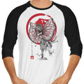Dilophosaurus Sumi E 3 4 Sleeve T-Shirts, Hoodie, Sweatshirt