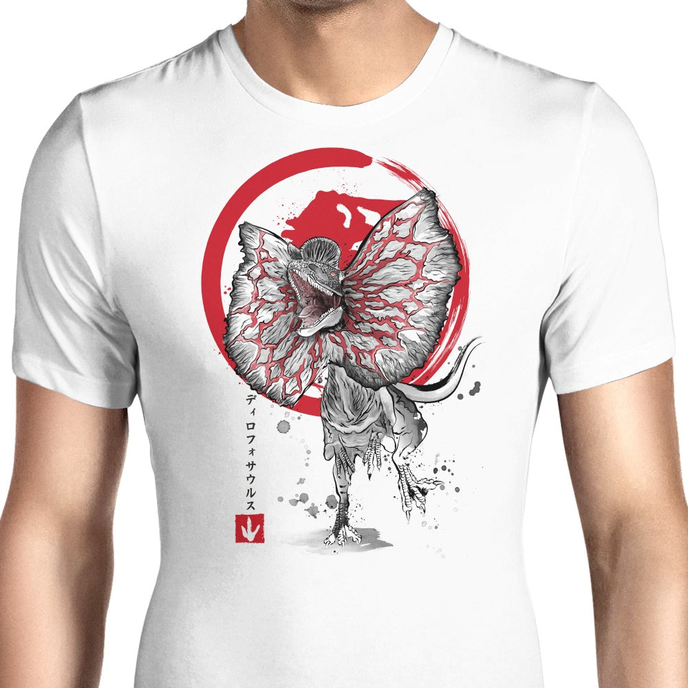Dilophosaurus Sumi E T-Shirts, Hoodie, Sweatshirt