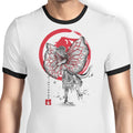 Dilophosaurus Sumi-e - Ringer T-Shirt Hoodie, Sweatshirt | CiraTrend.com (Image 1)