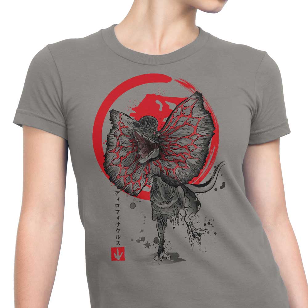 Dilophosaurus Sumi E T-Shirts, Hoodie, Sweatshirt