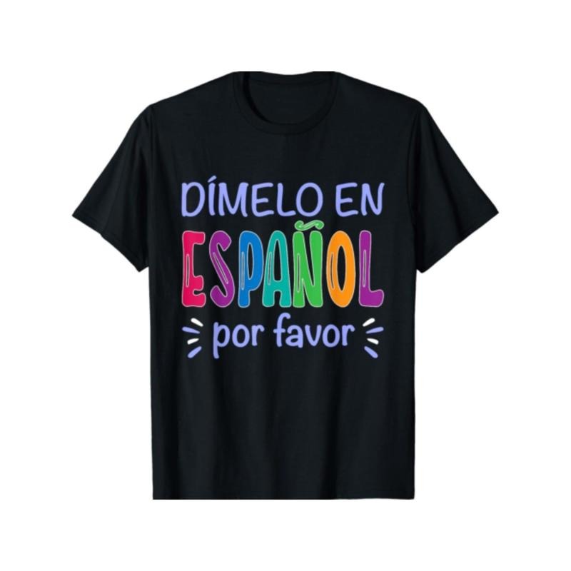 Dimelo En Espanol Bilingual Spanish Teacher T-Shirt Made in USA Hoodie, Sweatshirt | CiraTrend.com