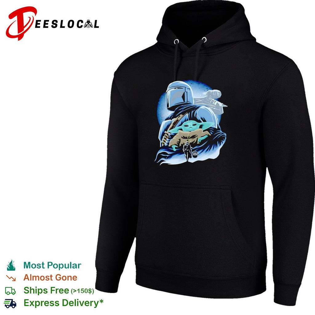 Din Djarin and Grogu Clan Mudhorn graphic shirt