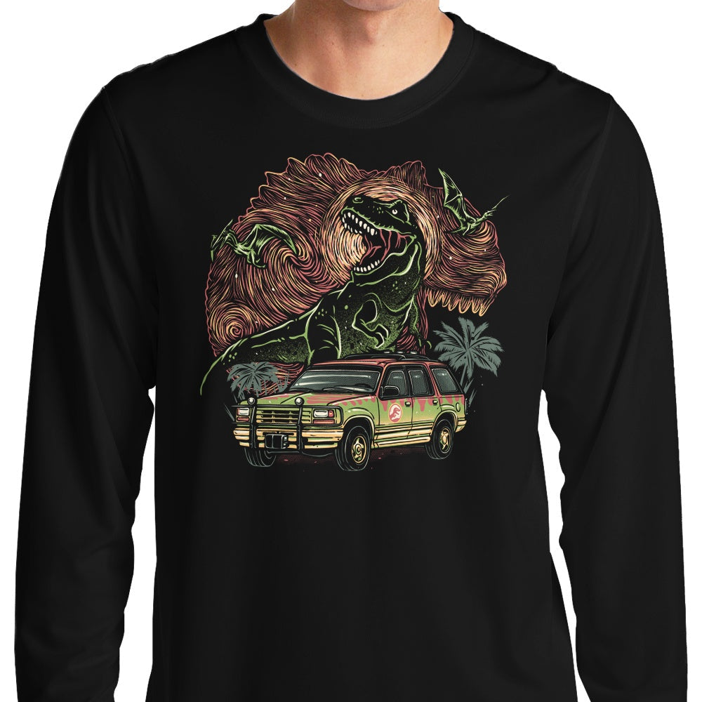 Dino Expedition - Long Sleeve T-Shirt Hoodie, Sweatshirt | CiraTrend.com (Image 1)