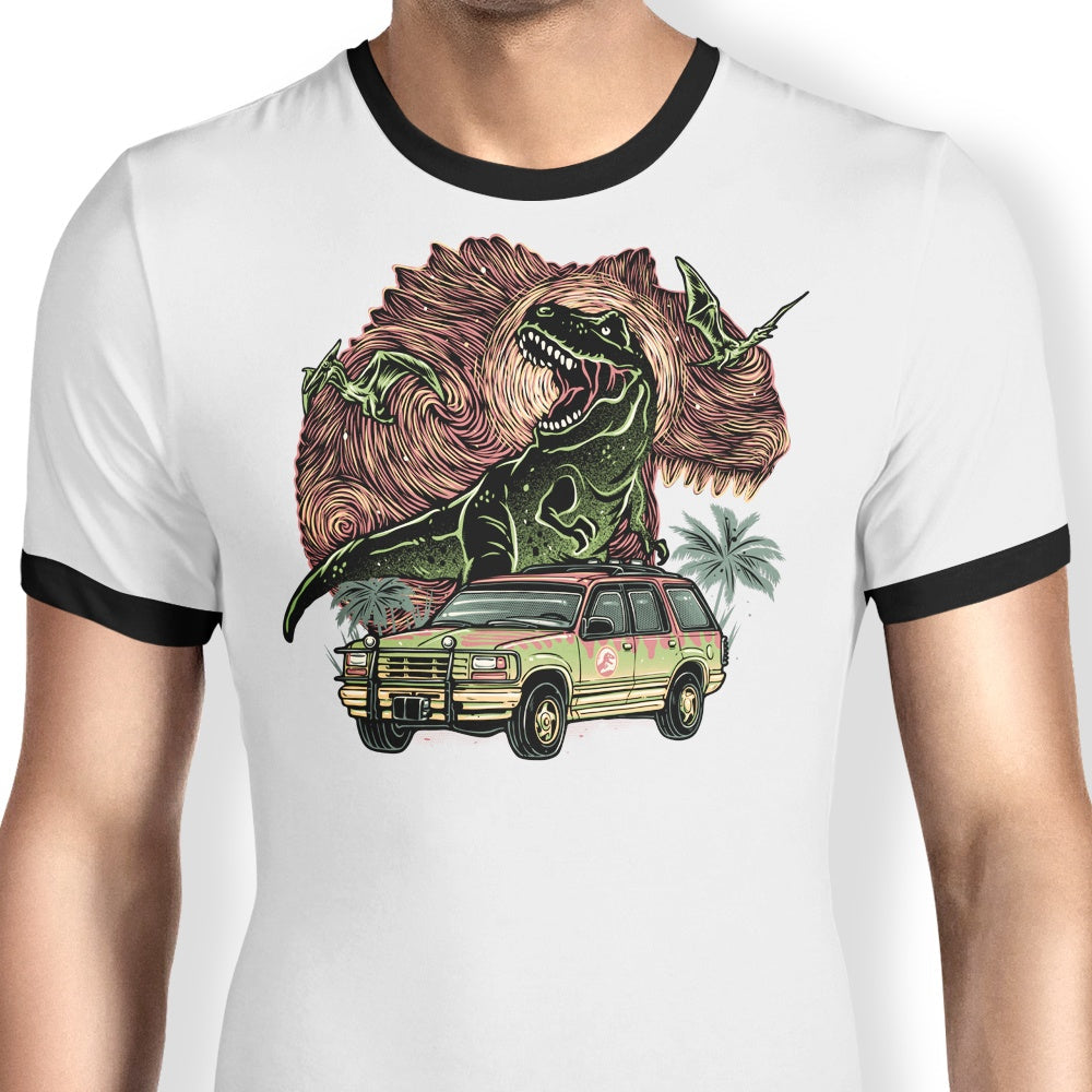 Dino Expedition Ringer T-Shirts, Hoodie, Sweatshirt