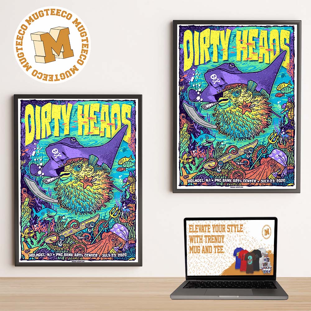 Dirty Heads Holmdel NJ Event Poster At PNG Bank Arts Center On July 23 2026 Home Decor Poster Canvas