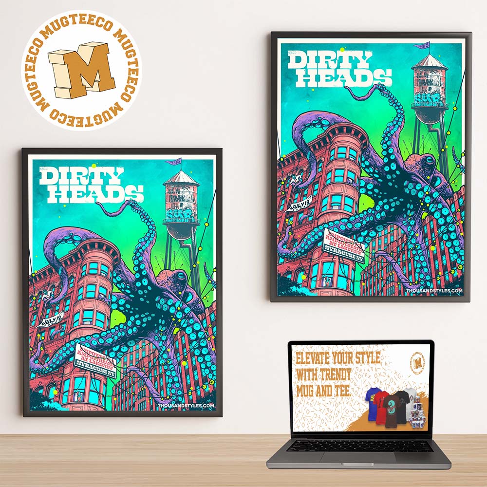 Dirty Heads Syracuse NY Event Poster At Empower Federal Credit Union Amphitheater On July 19 2026 Home Decor Poster Canvas